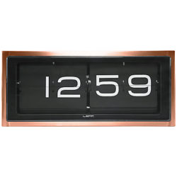 LEFF Amsterdam LEFF 24 Hour Brick Clock by Erwin Termaat, Copper Copper